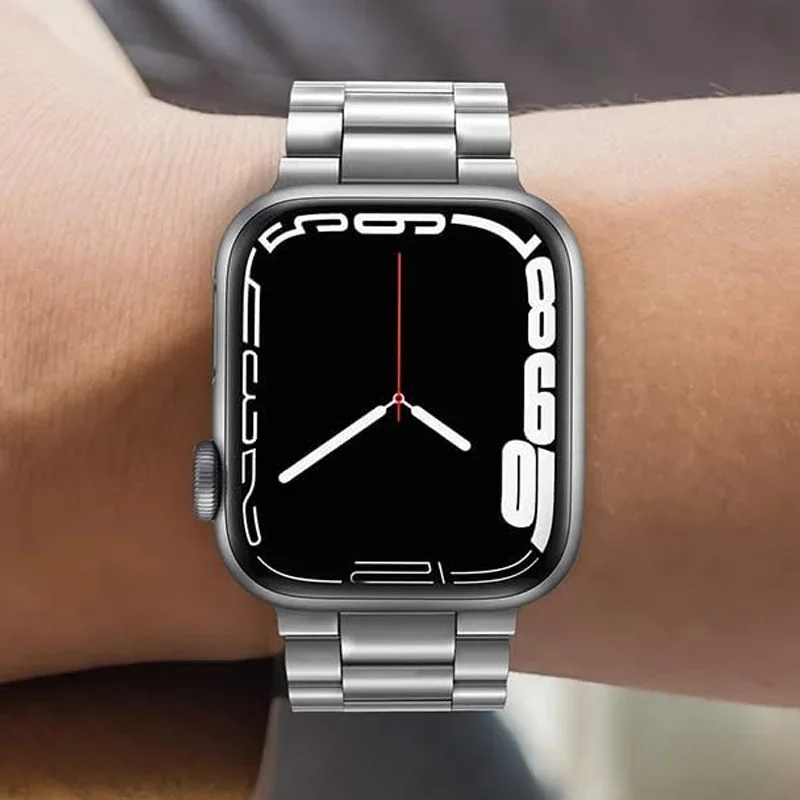 Case+Strap Stainless Steel Bracelet for Apple Watch 10 46mm 42mm 45 44mm 49mm 40 41mm IWatch Ultra 2 Band Series 9 8 7 6 5 4 SE