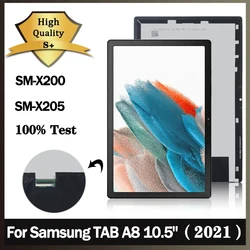 Test dla Samsung Tab A8 10.5 2021 Wifi SM-X200 X200 wyświetlacz LCD Digitizer do Tab А8 LTE SM-X205 X205