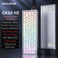 SKYLOONG Magnetic Keyboard Aluminum Case New 61/68 Low Profile 8khz RT 0.01mm Rapid Trigger PBT Keycap RGB Wired Gaming Keyboard