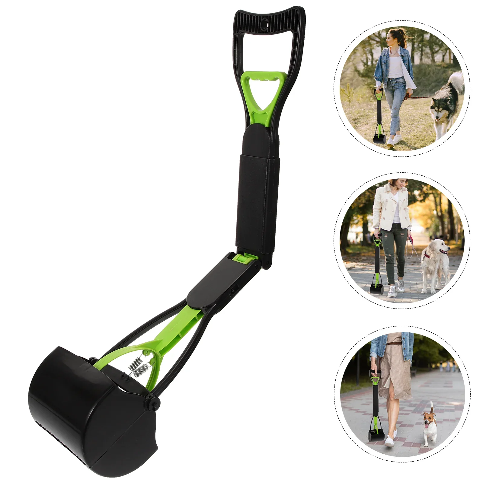 70cm Portable Plastic Small Pet Poop Pickup Clip Pooper Scooper Pet Dogs Puppy Cat Waste Picker Indoor Outdoor