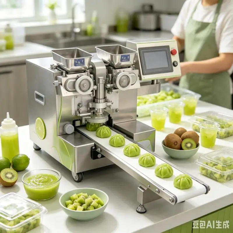 High-Speed Encrusting Machine for Coxinha Momo Pierogi 50 Pcs Per min Max Stainless Steel Export Standard Customized