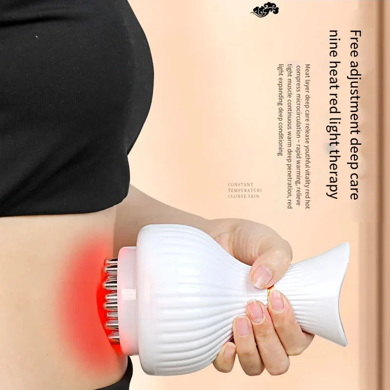 Home Electric Meridian Brush Meridian Dredging Hot Compress Physiotherapy Cupping Gua Sha Instrument Whole Body