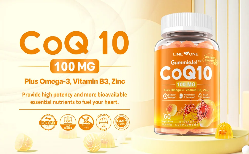 CoQ10 Gummy 100mg| orange flavor