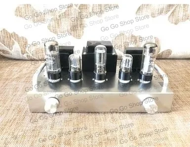 HiFi EL34 Single Ended Class A Tube Amplifier Kit 6H8C Driver Valve Power Amp DIY Finished for Home Audio