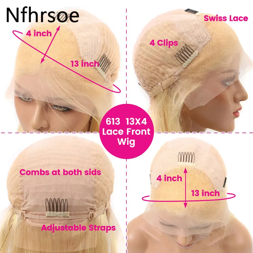60 White Straight Short Bob Colored 100% Human Hair Wig High Quality Transparent 13x4 Lace Frontal Wigs Cosplay For Women HD Wig - Image 6