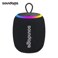 Soundage 15W Portable Wireless Bluetooth Speaker 360 Degree Stereo Surround Subwoofer IPX6 Waterproof Support TF TWS Speaker