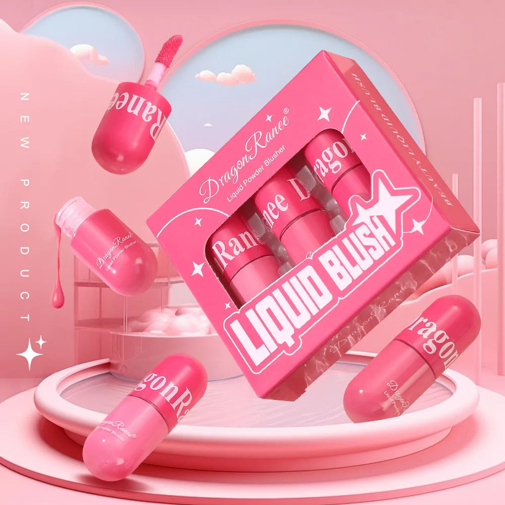 مقاوم للماء أحمر الخدود الطبيعي اشراق كونتور السائل أحمر الخدود طويلة الأمد غير يتلاشى كونتور مستحضرات التجميل الوجه الخد ماكياج هدية مجموعة #2