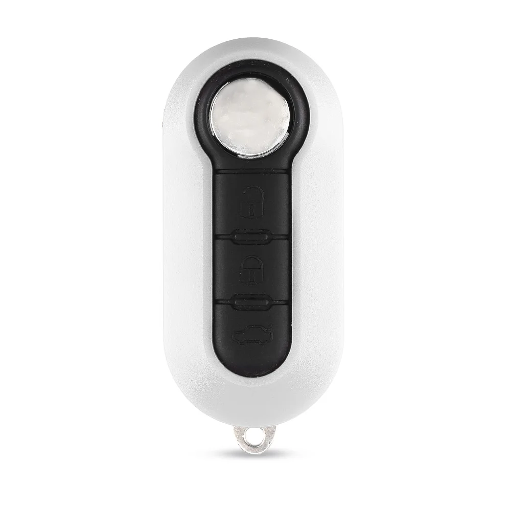 KEYYOU 3-Tasten-modifizierter Funkschlüssel für Fiat 500 Panda Punto Bravo Stilo Ducato Citroen Jumper Peugeot Boxer SIP22 Klappschlüssel