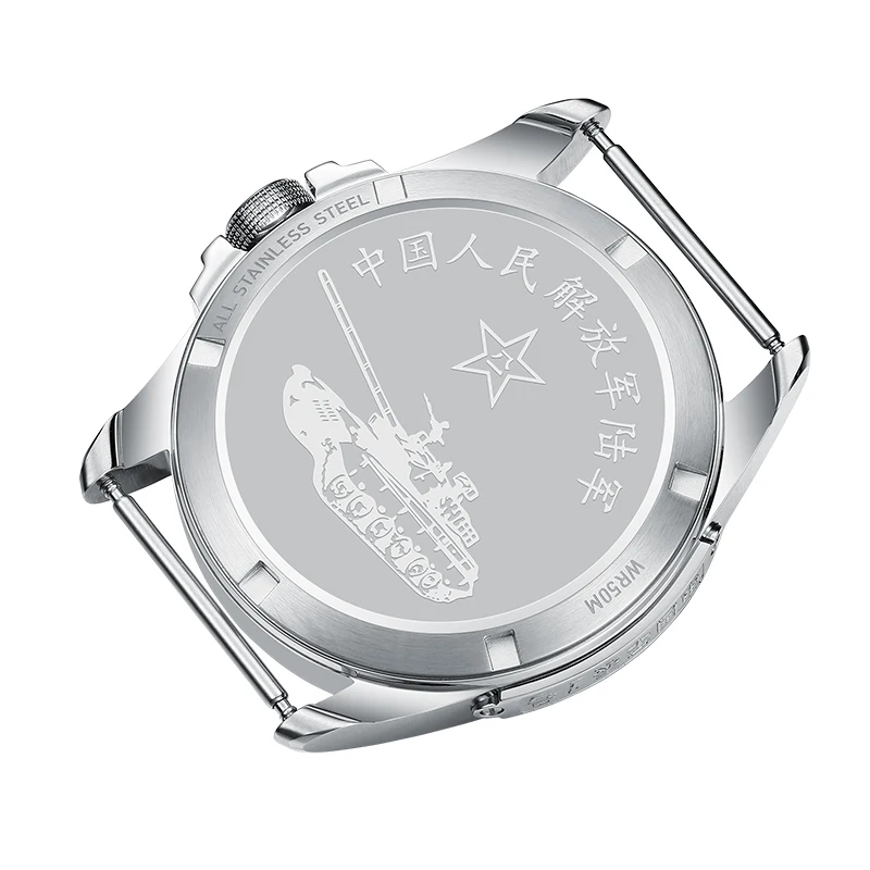 SEA-GULL ساعة ميكانيكية أوتوماتيكية نمط عسكري عرض مضيئة مقاوم للماء الفائز Bidder ساعة عالية الجودة 581