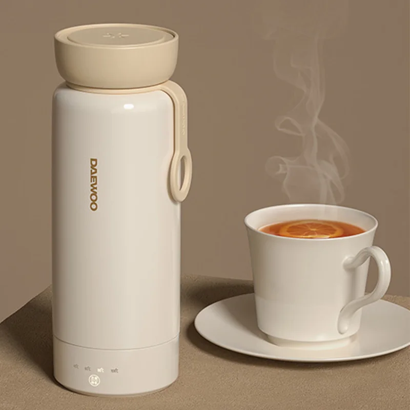 Portable Electric Kettle 220V Mini Thermal Cup Tea Coffee Travel Hot Water Boiler Temperature Control Smart Boil Water Kettle