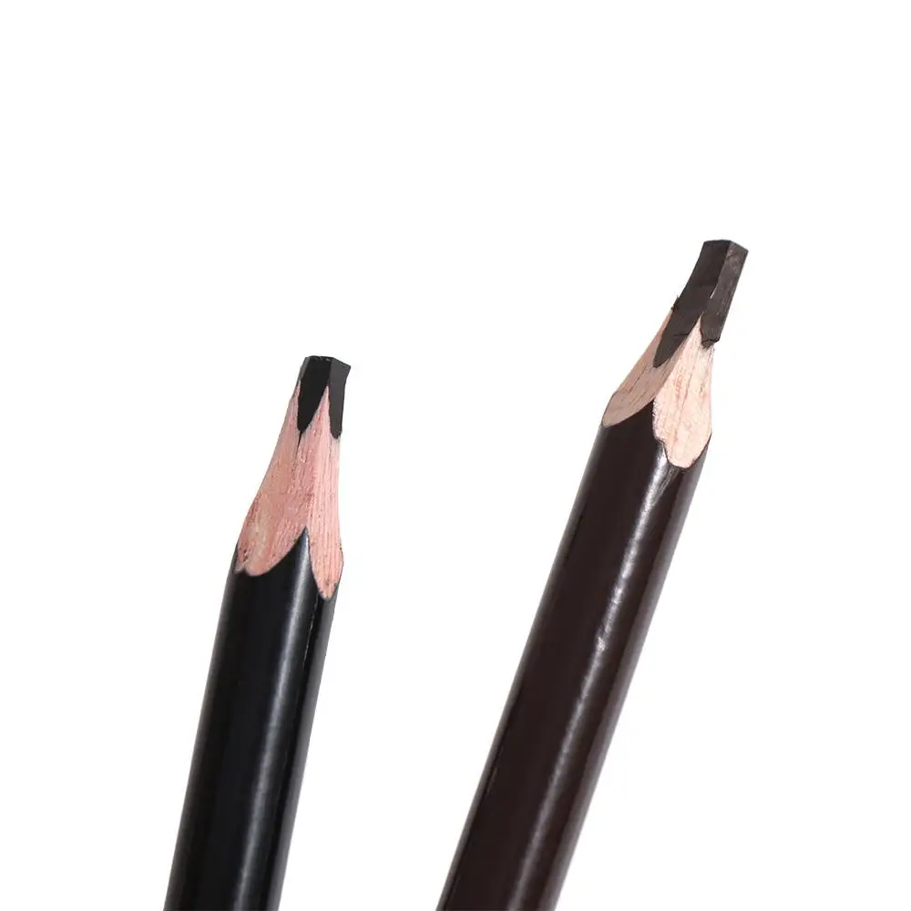 6 ألوان خشبية قلم الحواجب أحمر أزرق غير ملطخ العين الحاجب تينت الشفاه بطانة مقاوم للماء Microblading قلم تحديد ماكياج أداة #4