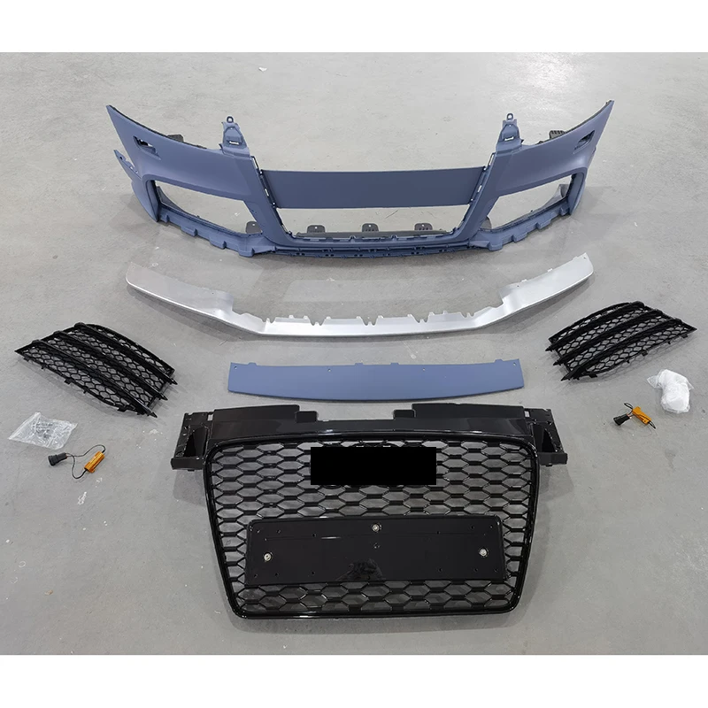 High Quality Auto Parts TT 8J Upgrade to TTRS Front Bumper with Grille for audis TTRS Bodykit 2008-2014