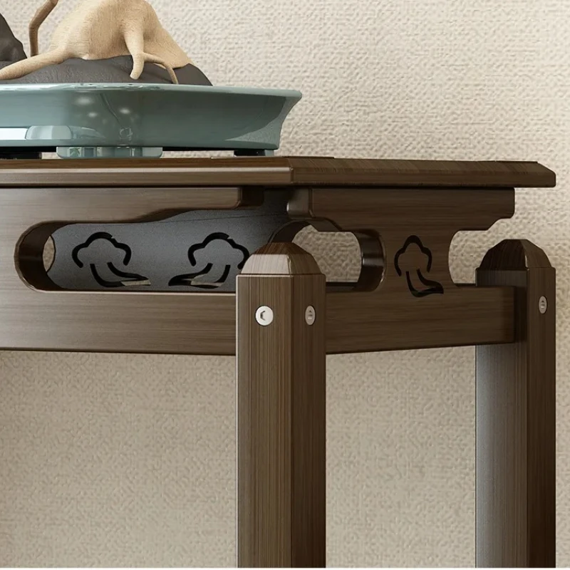 جديد النمط الصيني زهرة الخيزران حامل نبات داخلي الجرف غرفة المعيشة الطابق حامل أوعية الزهور شرفة خمر حامل زهور