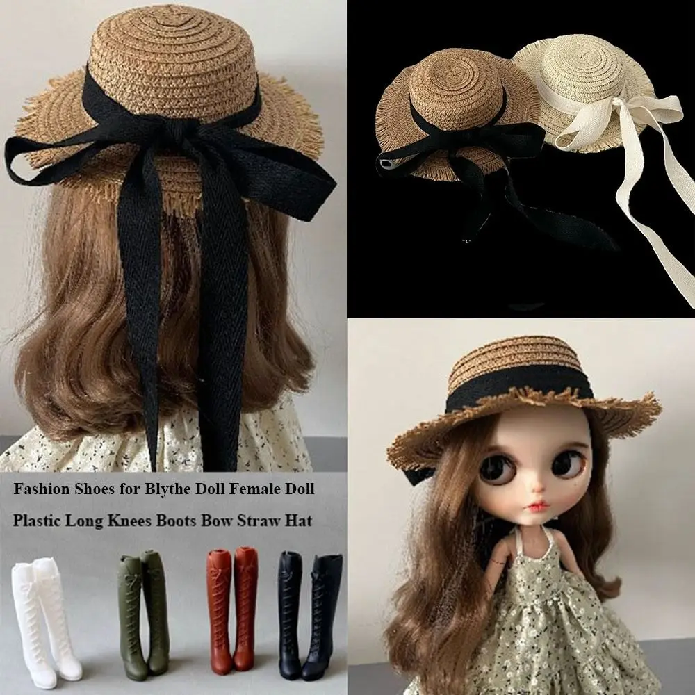 Zapatos de muñeca de moda multiestilos, accesorios DIY, botas largas hasta la rodilla, muñeca femenina de plástico para muñecas azone/licca/ob24/26/27