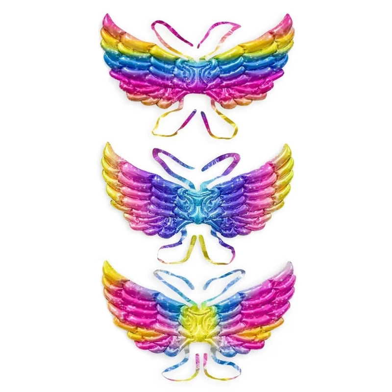 

N80C Balloon Butterfly-Wing Costumes Wall Decors Wings Fairy Wings for Girls Halloween Cosplay-Angel Wing Performances Props