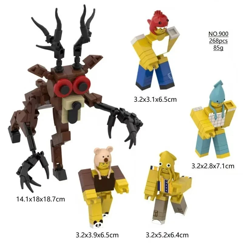

99 Nights in The Forest Building Blocks Set Monster Deer Owl Figures Collection DIY Assembly Model Kids Gift