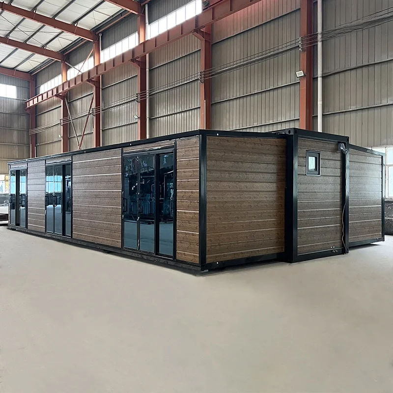 Pre-Made Luxury 40ft Steel Prefab House Expandable Extendable Cabin Fold Out Container Custom Living Prefab 20/30/40ft Home