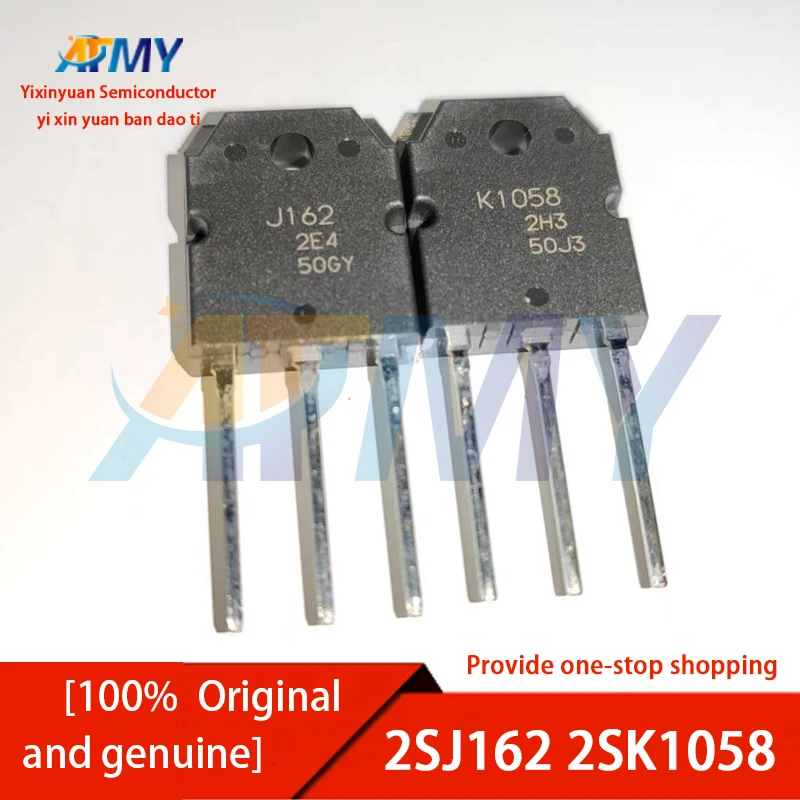 

K1058 J162 2SK1058 2SJ162 One Pair Audiophile Speaker Tube TO-3P