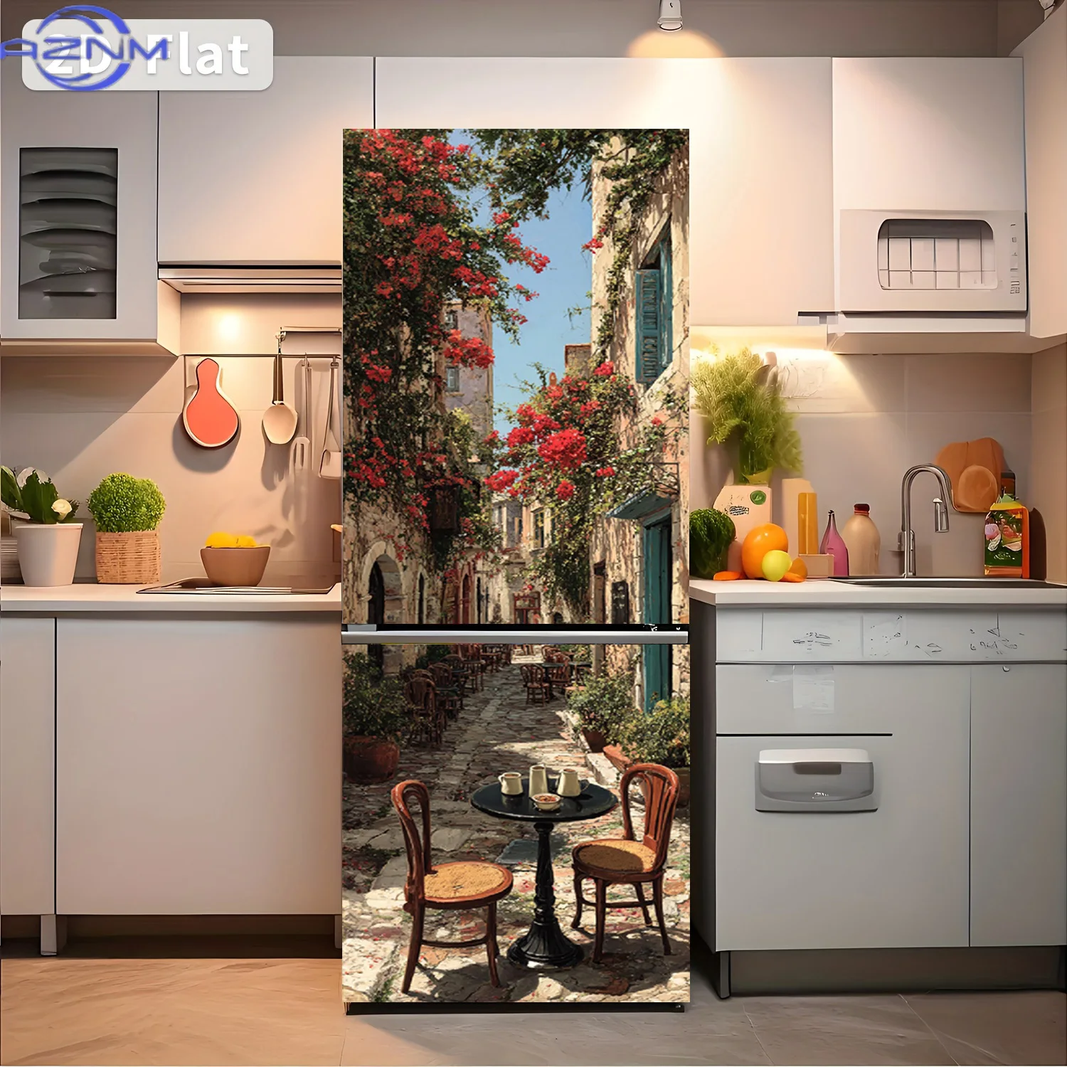 2D Flat Printing 1pc Refrigerator Sticker  