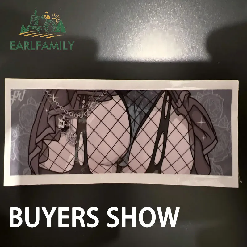 EARLFAMILY-섹시한 슬랩 자동차 스티커 13cm x 4.1cm, 노트북 윈도우, 오토바이, 자동차 액세서리, 데칼, 캐러밴, 트렁크, 방수