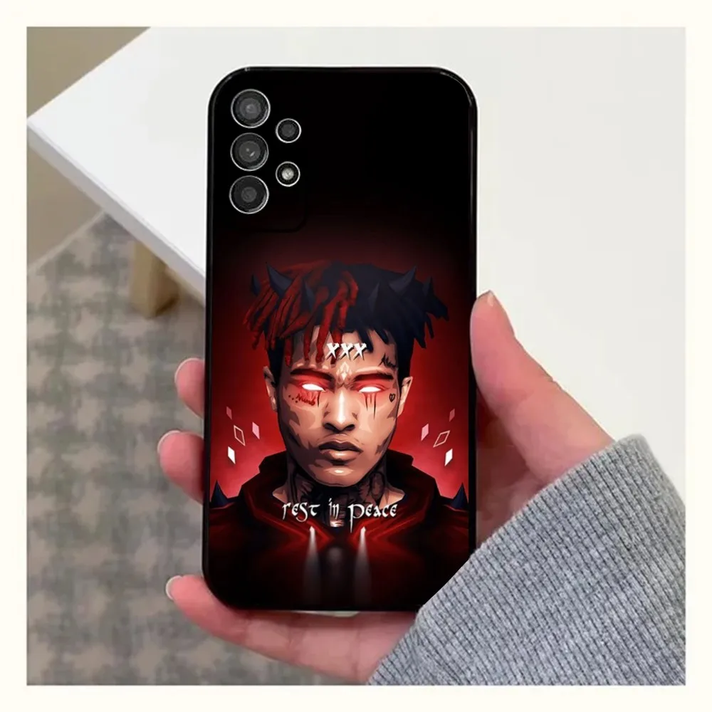 Rapper X-Xxxtentacions Phone Case For Samsung Galaxy A13,A21s,A22,A31,A32,A52,A53,A71,A80,A91 Soft Black Shell