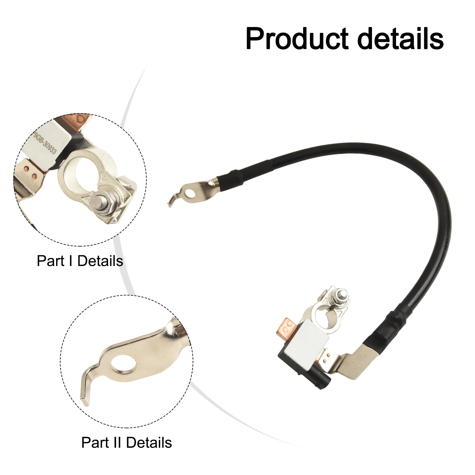 

37180-3W000 Кабель отрицательного датчика батареи Недеформационный Износостойкий Белый-Черный Высококачественные материалы Номер OEM