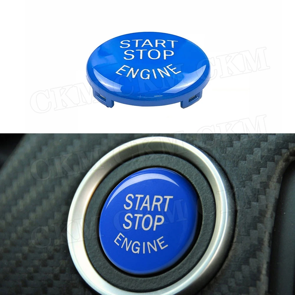 High Qaulity Auto Engine Start Stop Button Cover Cap For BMW E70 E72 E90 E91 E92 E93 E60 E61 E84 Car Accessories