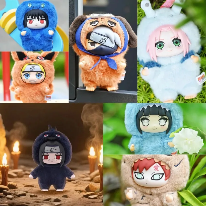 TOPTOY Naruto Shippuden, figurine en peluche de la collection « Beast Party », figurine surprise, pendentif de personnage d’anime, poupée de collection, cadeau.