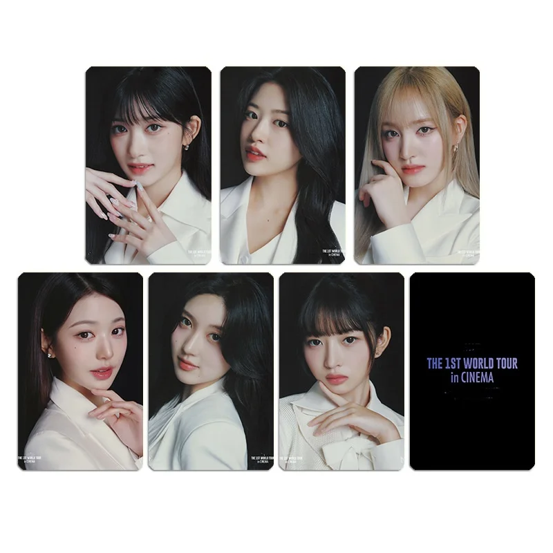 Kpop Yujin Gaeul Photocards The 1st WORLD TOUR IN CINEMA LOMO Card  Photo Paper Wonyoung REI Leeseo LIZ Fans Special Cards