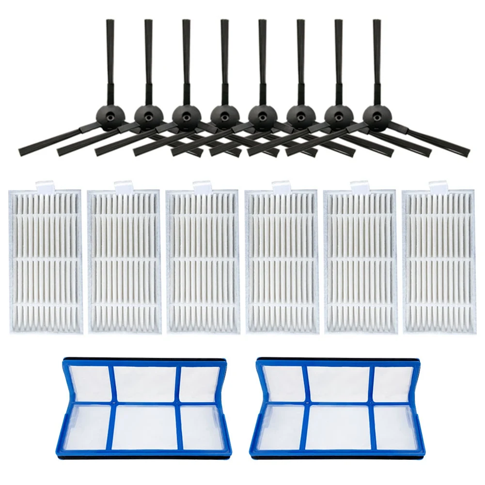 Zijborstelfilter Vervangende Onderdelen Voor Ilife V5 V 5S V3 V 3S V5pro V50 V 55X5 V 5S Pro Robotstofzuiger