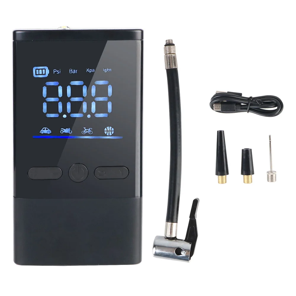 150PSI Digital Portable Inflator Accessories Tire Air Pump 4000mAh Tire Pressure Test With LED Flashlight Car Air Compressor