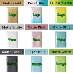 200PCS Matte Open Top Aluminum Foil Bag DIY Custom Logo Sugar Powder Tea Herbal Chocolate Butter Heat Sealing Packaging Pouches
