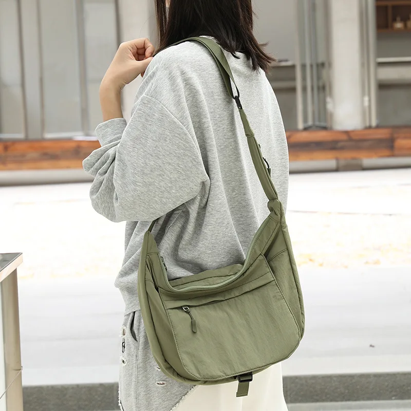 

YIFAN Women Shoulder Crossbody Bag Large Canvas Messenger Bags for Student Book Bags Female Handbag Satchels Japanese 2025