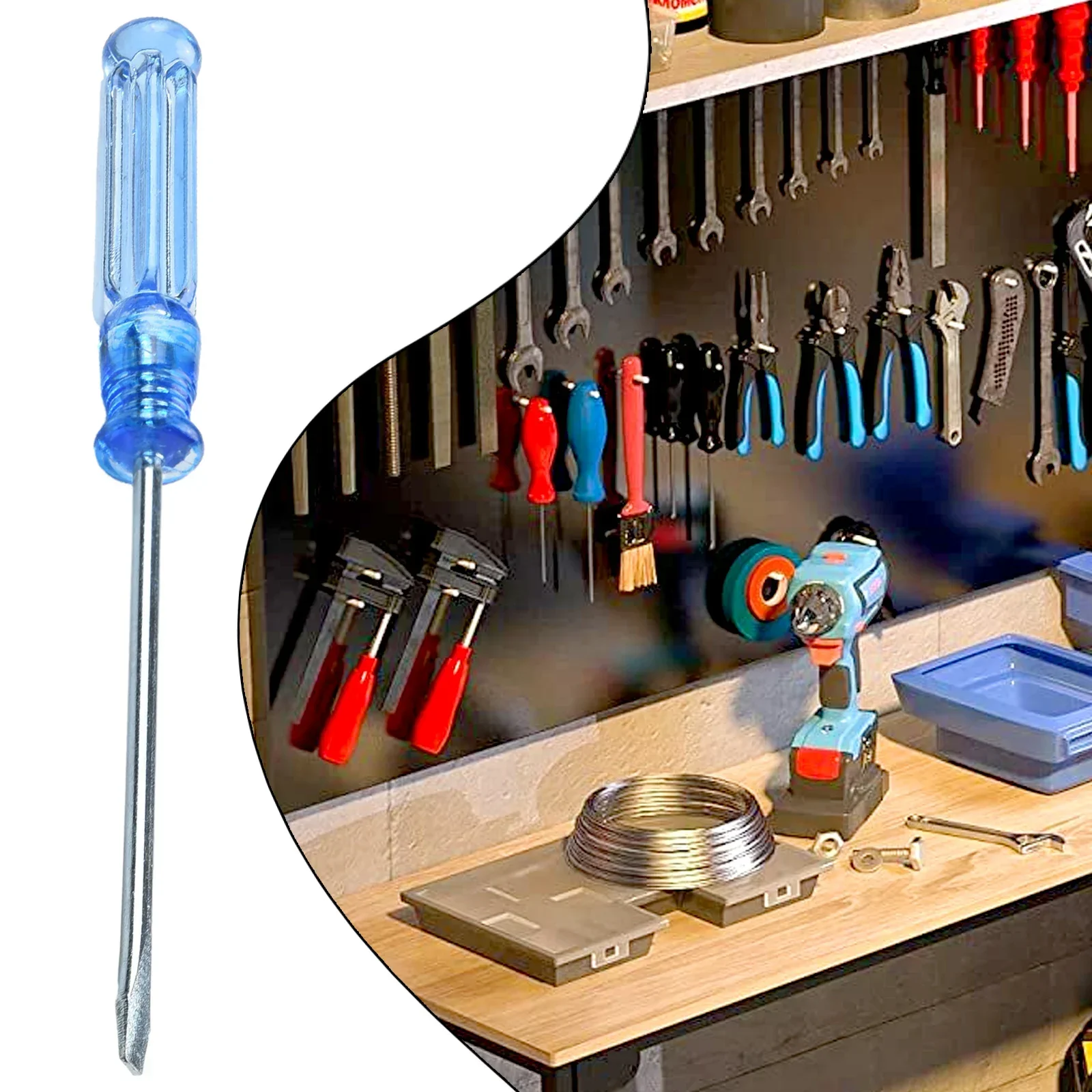 Precision Screwdriver Slotted Screwdriver Plastic 130mm Length 3mm Diameter Cross Screwdriver Housing LCD Screen