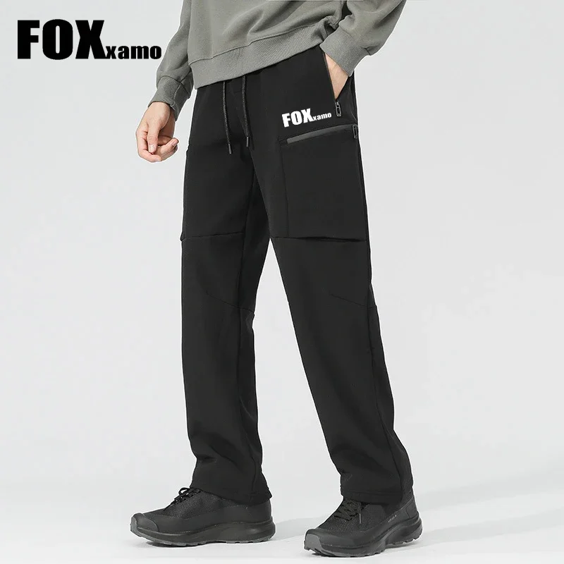 FOXXamo Winter Men Cycling Pants MTB Motocross Mountain Bike Clothing Bicycle Trousers Pantalon Ciclismo Hombre Invierno