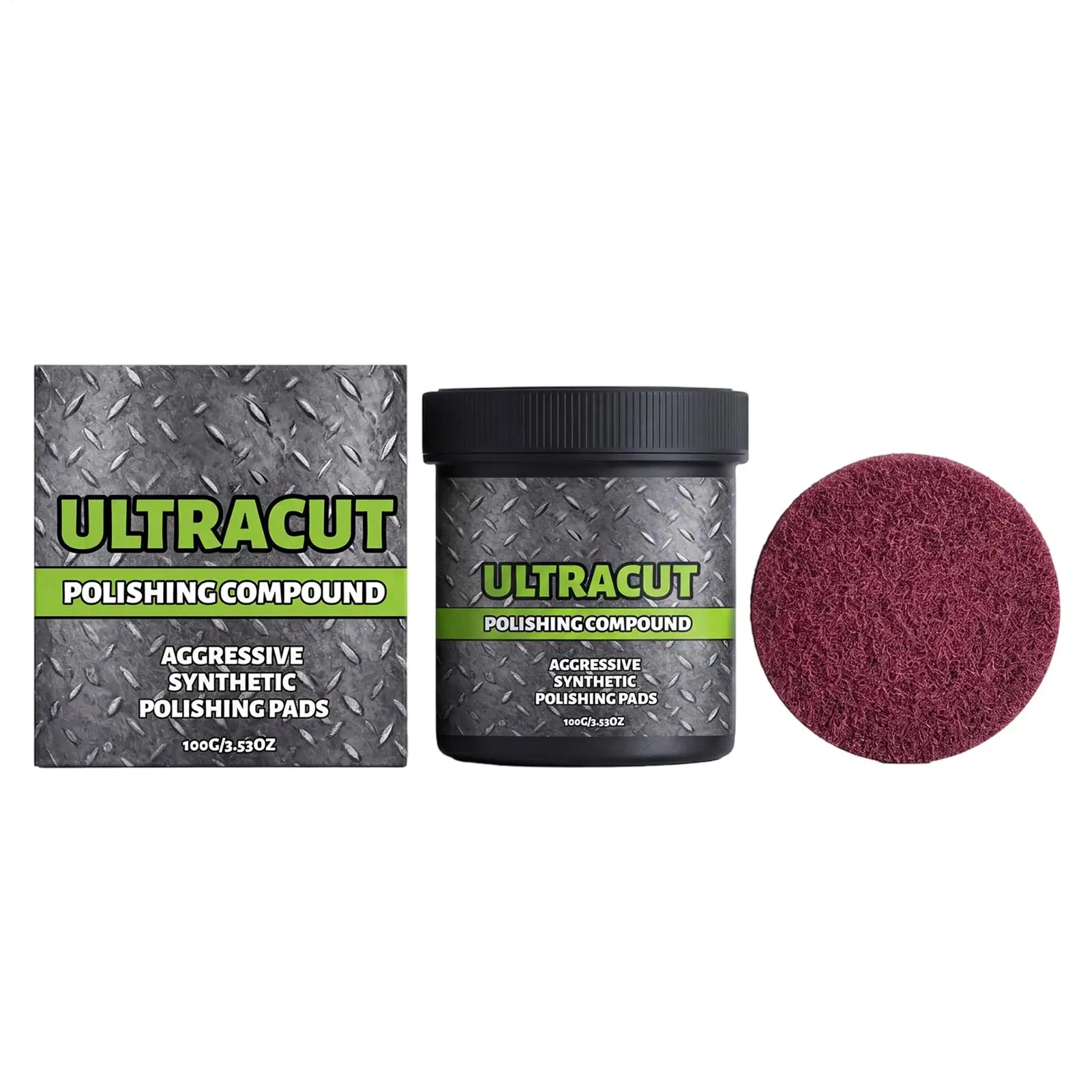 100g Furniture polishing paste Compound Polishing Kit Pad Paint Scratch Repair Grinding Detailing Tool Multi-Surface Polishing