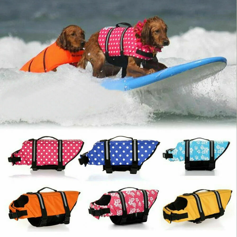 Dog life jacket, dog swimming suit, pet life jacket, pet swimming suit， dog costume dog clothing puppy clothes pet accessories