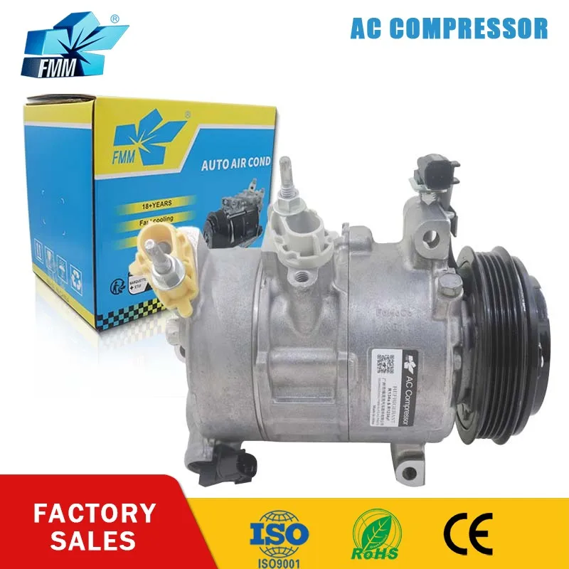 

FMM A/C AC Compressor for Ford Mustang 2.3L 2015-2016 FR3B-19D629-AA CG447280-9700 FR3B-19D629-FB FR3B19D629AA
