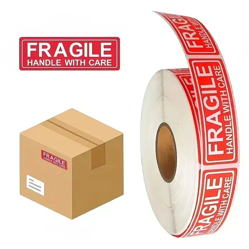 120/500PCS/Roll Fragile Stickers The Goods Please Handle with Care Warning Labels DIY Supplies  Hello My Name Is Stickers