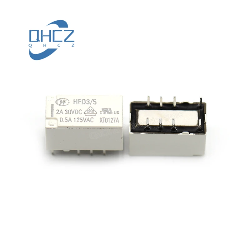 3pcs/lot Relays Relay HFD3/5-S HFD3/12-S Two groups of conversion monostable 2A 8PIN HFD3/24-S