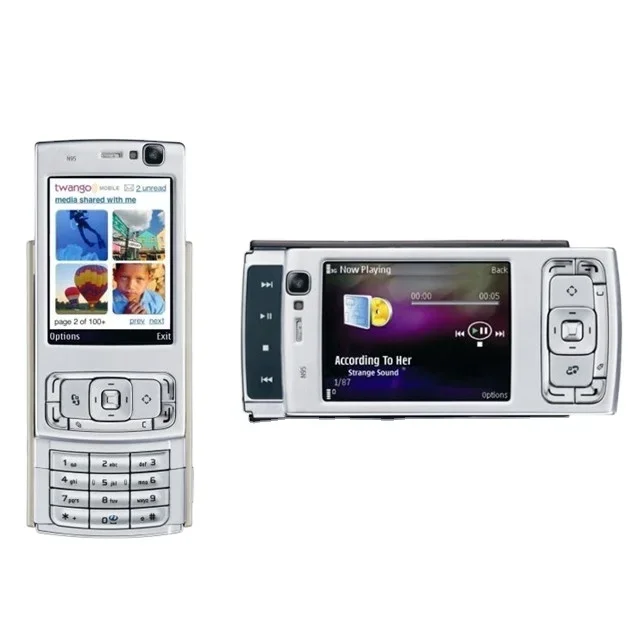 Original Unlocked Slide GSM Cheap Slide Mobile Cell Phone N95 For Nok GPS WIFI Camera On Sale