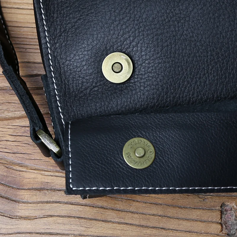 Nzpj Echt leder Herren Umhängetasche Top Layer Rindsleder Umhängetasche Umhängetasche Tablet Tasche geeignet für 10 Zoll iPad – Detail 11