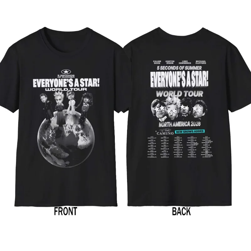 Seconds of Summer 2026 Tour Concert Shirt,  Sweatshirt,Everyones A Star tour, concert tee