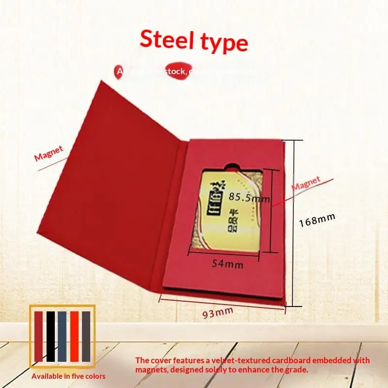 Magnetic Business Card Holder with Foil Stamping Logo Luxury Paper Gift Box for Office Use Holiday Gifting Packaging