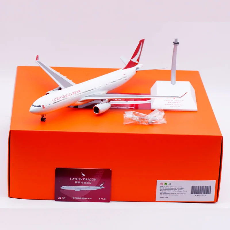 

EW2333008 Alloy Collectible Plane Gift JC Wings 1:200 Cathay Dragon Airbus A330-300 Diecast Aircraft JET Model B-LBI With Stand