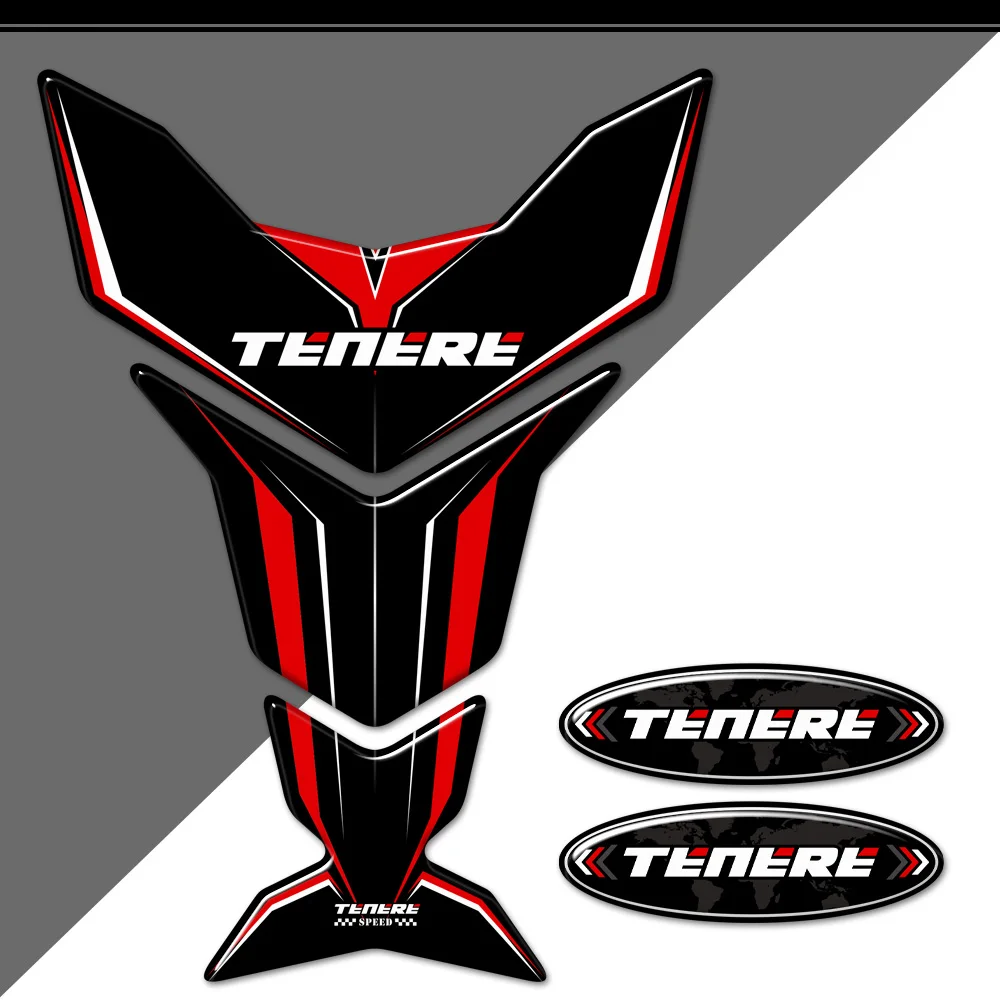 Stickers For Yamaha 700 1200 XT Z XT1200Z Tenere SUPER Tank Pad Protector Trunk Luggage Cases Emblem Badge Logo Fairing Fender