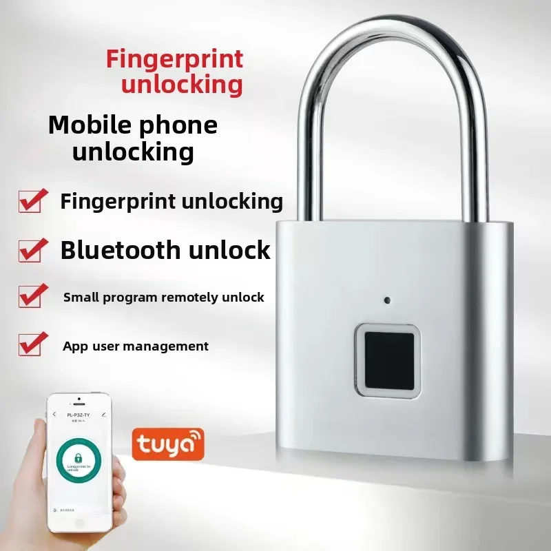 Outdoor Storage Fingerprint Padlock Bluetooth Fingerprint Lock Fingerprint Pad Lock