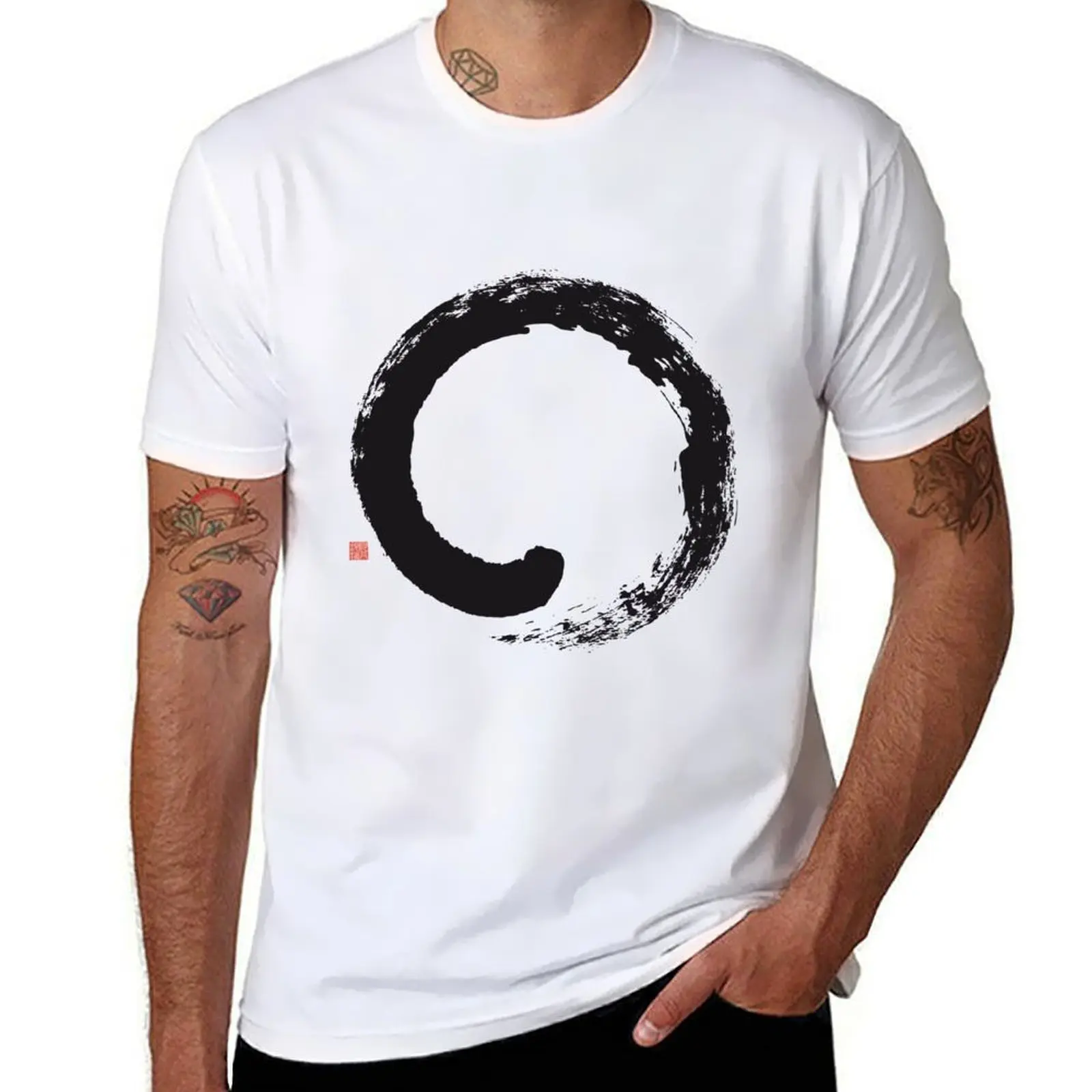 

Ensō / Japanese Zen Circle T-Shirt t shirt for man essential t shirt T-Shirt