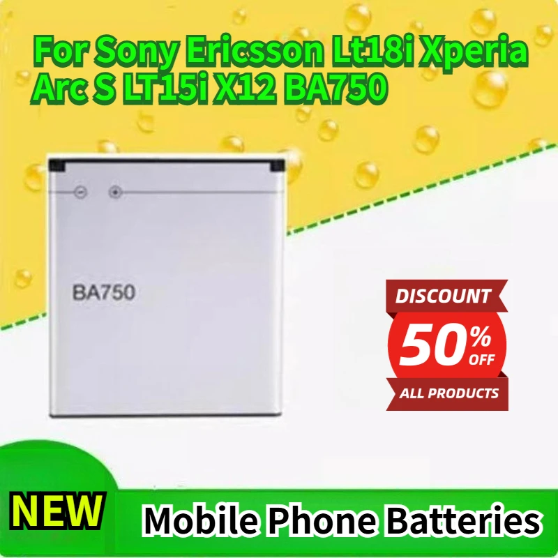 

Mobile Phone Batteries for Sony Ericsson Lt18i Xperia Arc S LT15i X12 BA750