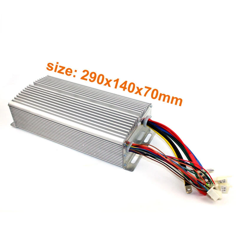 60V 2200W Electric Brushless Geared DC Motor Controller For Pedicab Heavy Carry Cargo Trike